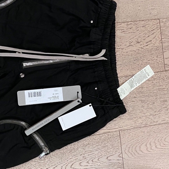 RICK OWENS BAUHAUS CARGO BLACK BNWT SIZE 46 EU 30 US RU21S6377 - Picture 10 of 12